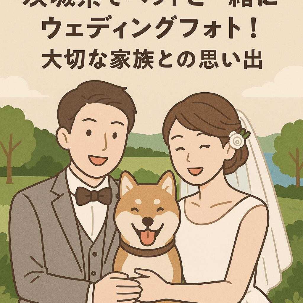 茨城県でペットと一緒にウェディングフォト！大切な家族との思い出