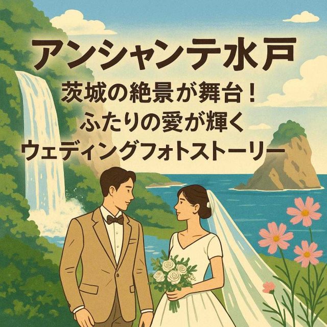 アンシャンテ水戸 「茨城の絶景が舞台！ふたりの愛が輝くウェディングフォトストーリー」