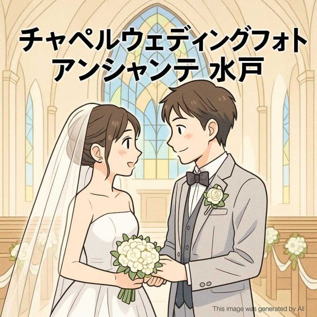 チャペルウェディングフォト アンシャンテ水戸