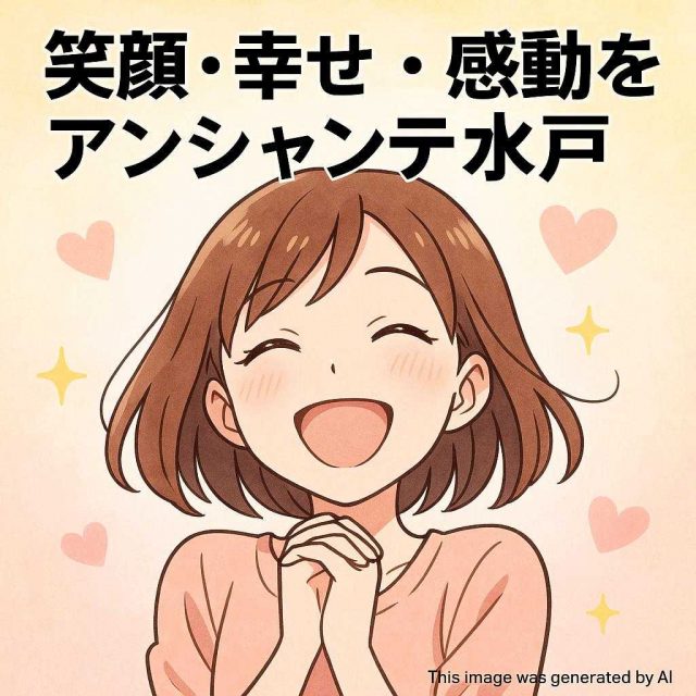笑顔・幸せ・感動をアンシャンテ水戸