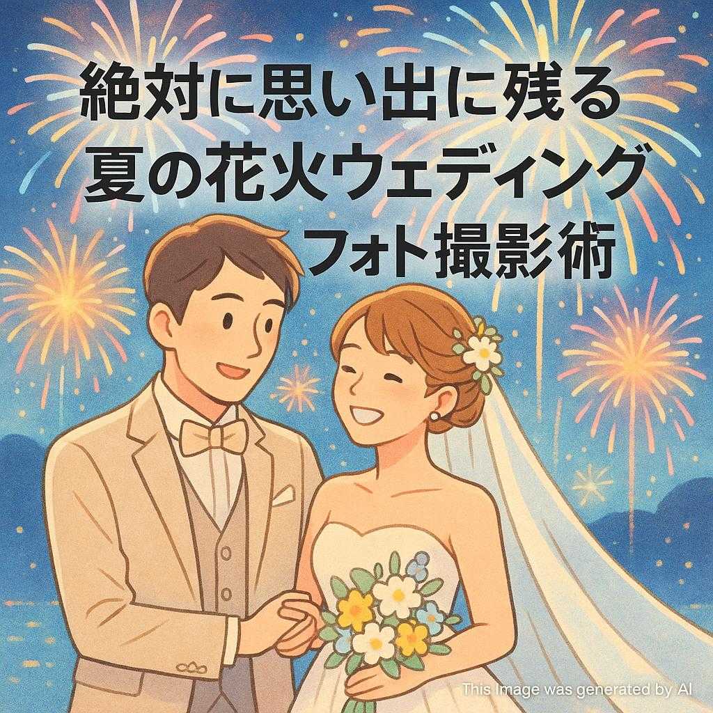 絶対に思い出に残る夏の花火ウェディングフォト撮影術