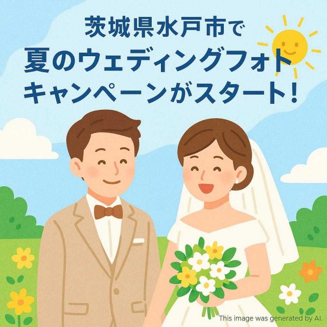 茨城県水戸市で夏のウェディングフォトキャンペーンがスタート！