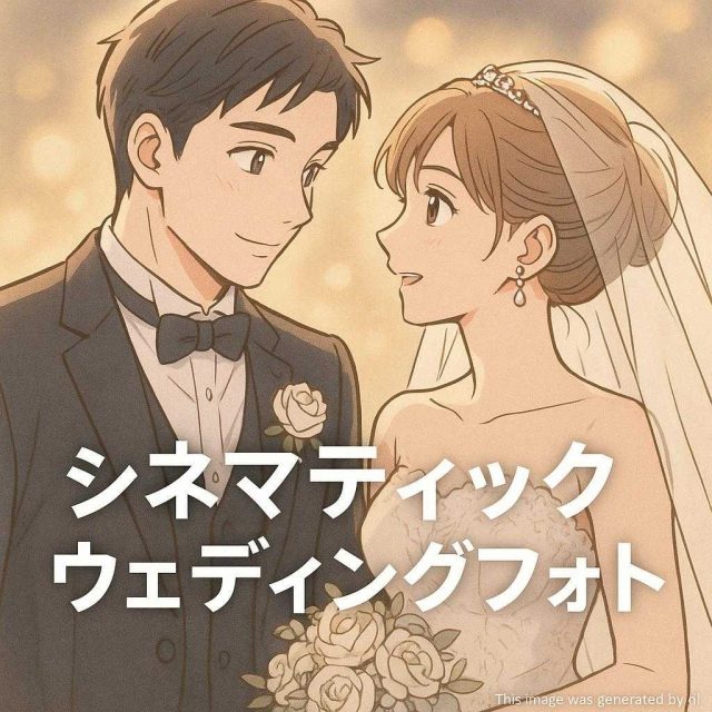 シネマティック ウェディングフォト