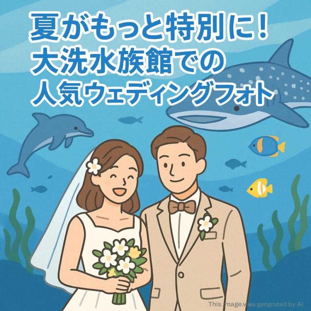 夏がもっと特別に！大洗水族館での人気ウェディングフォトの魅力