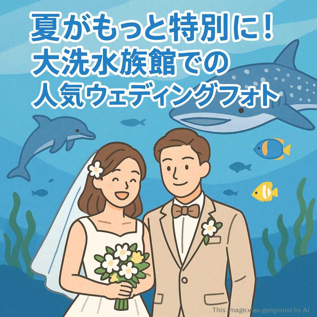 夏がもっと特別に！大洗水族館での人気ウェディングフォトの魅力
