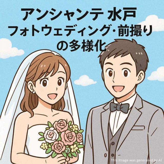 アンシャンテ水戸 フォトウェディング・前撮りの多様化