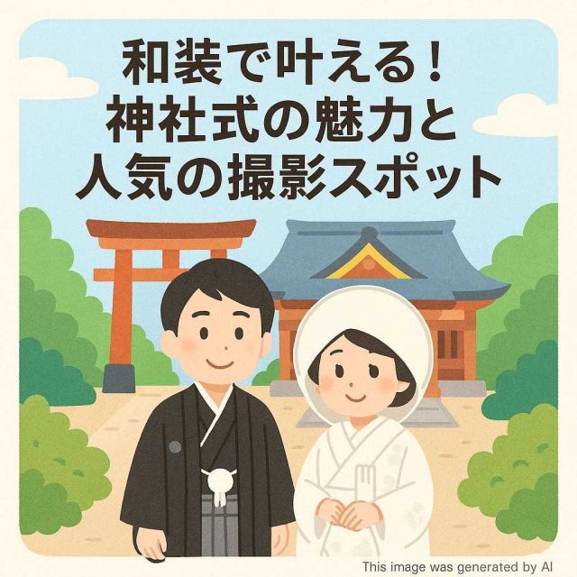 和装で叶える！神社式の魅力と人気の撮影スポット