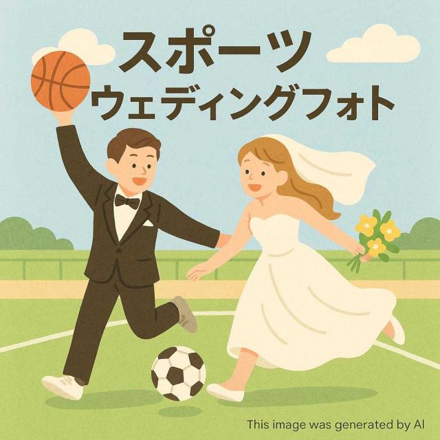 スポーツウェディングフォト