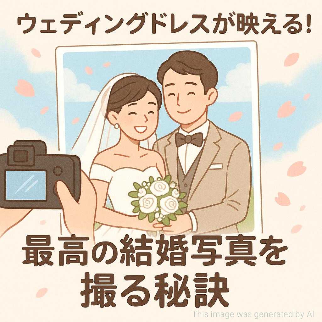 ウェディングドレスが映える！最高の結婚写真を撮る秘訣