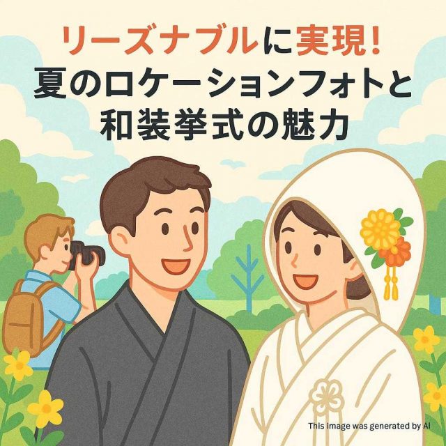 リーズナブルに実現！夏のロケーションフォトと和装挙式の魅力