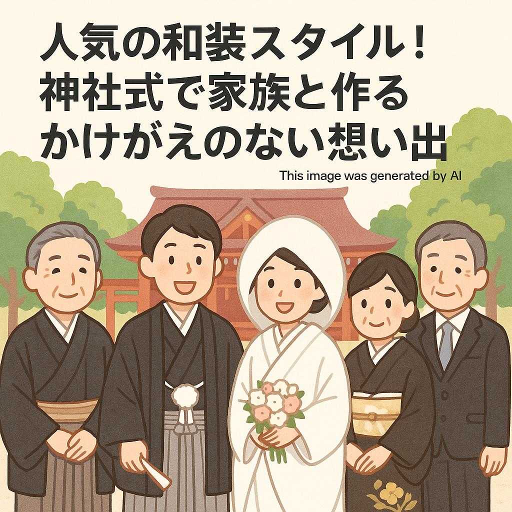 人気の和装スタイル！神社式で家族と作るかけがえのない想い出