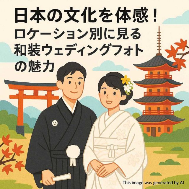 日本の文化を体感！ロケーション別に見る和装ウェディングフォトの魅力