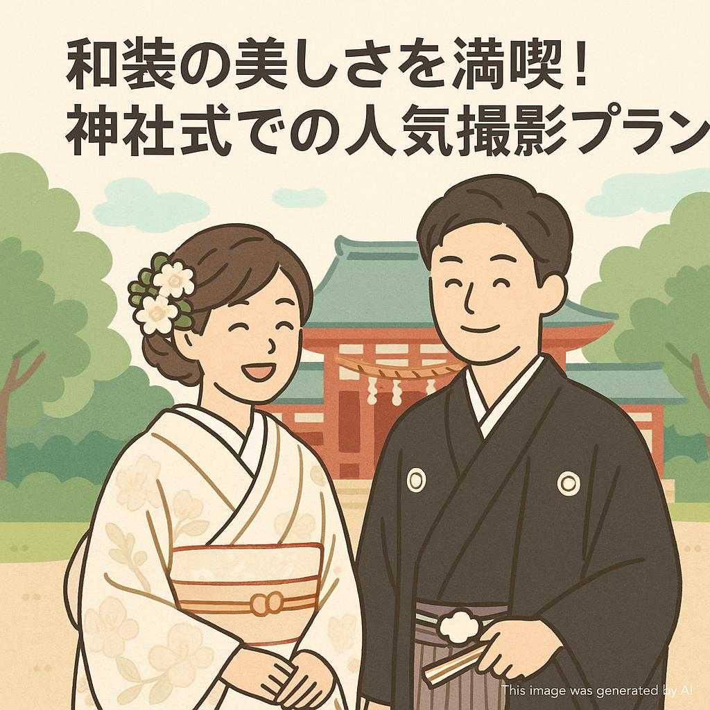 和装の美しさを満喫！神社式での人気撮影プラン
