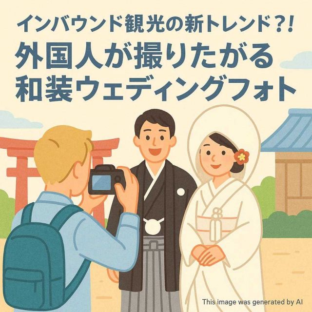 インバウンド観光の新トレンド？！外国人が撮りたがる和装ウェディングフォト