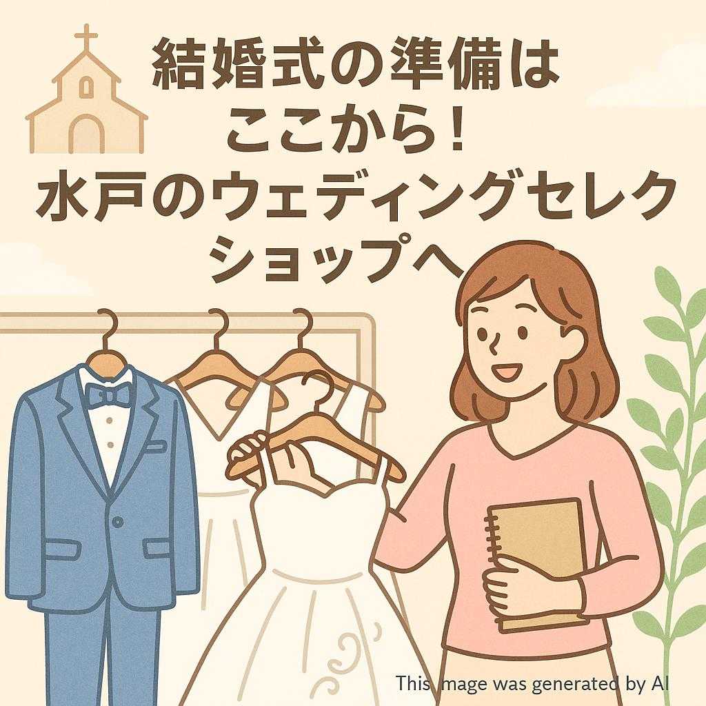 結婚式の準備はここから！水戸のウェディングセレクトショップへ