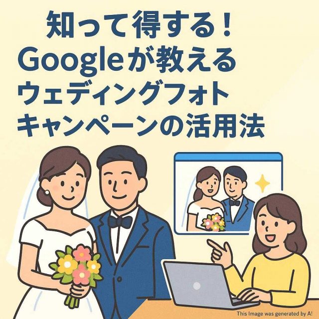 知って得する！Googleが教えるウェディングフォトキャンペーンの活用法