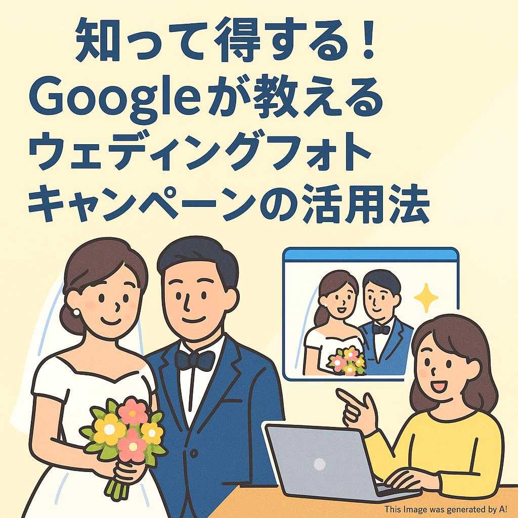 知って得する！Googleが教えるウェディングフォトキャンペーンの活用法