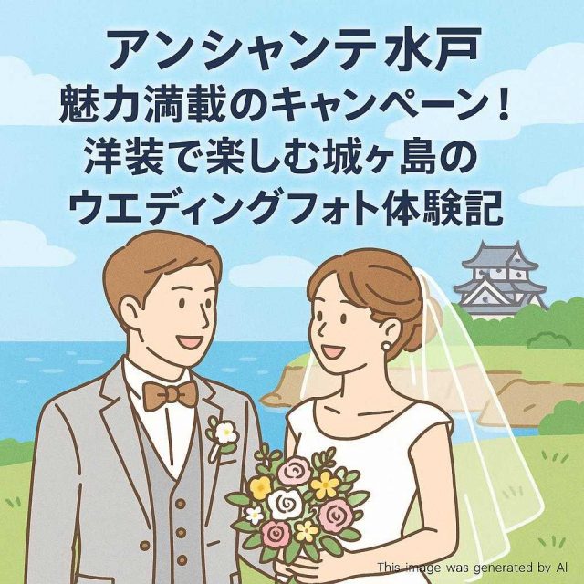 アンシャンテ水戸魅力満載のキャンペーン！洋装で楽しむ城ヶ島のウェディングフォト体験記