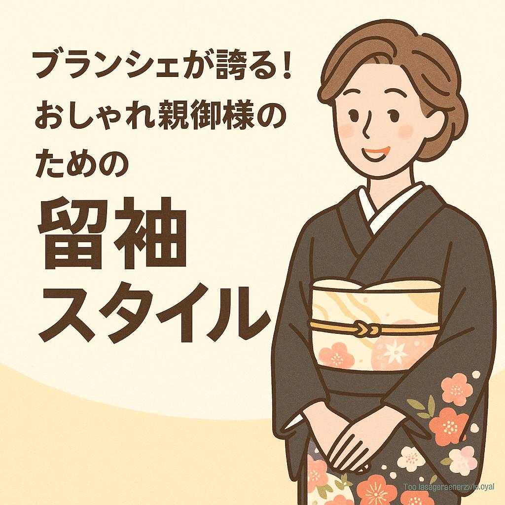 ブランシェが誇る！おしゃれ親御様のための留袖スタイル