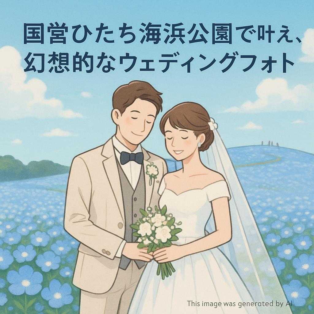 国営ひたち海浜公園で叶える、幻想的なウェディングフォト