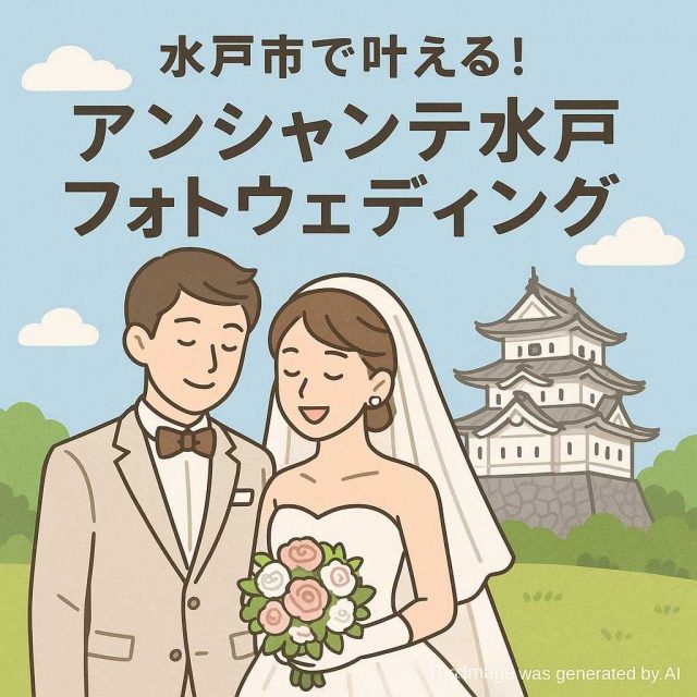 水戸市で叶える！アンシャンテ水戸フォトウェディング