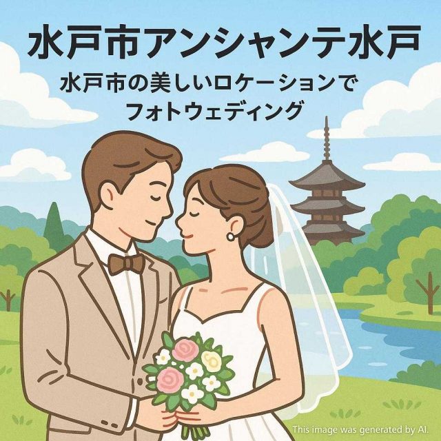 水戸市アンシャンテ水戸 水戸市の美しいロケーションでフォトウェディング