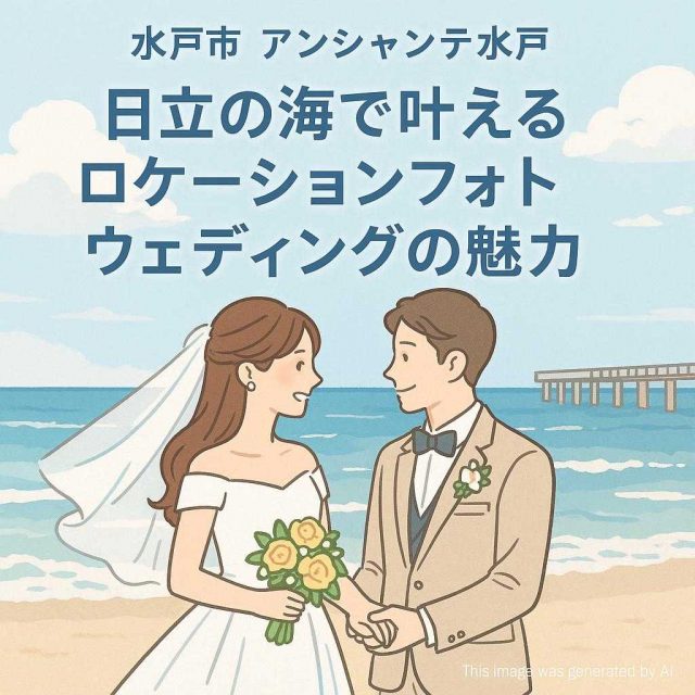 水戸市アンシャンテ水戸 日立の海で叶えるロケーションフォトウェディングの魅力