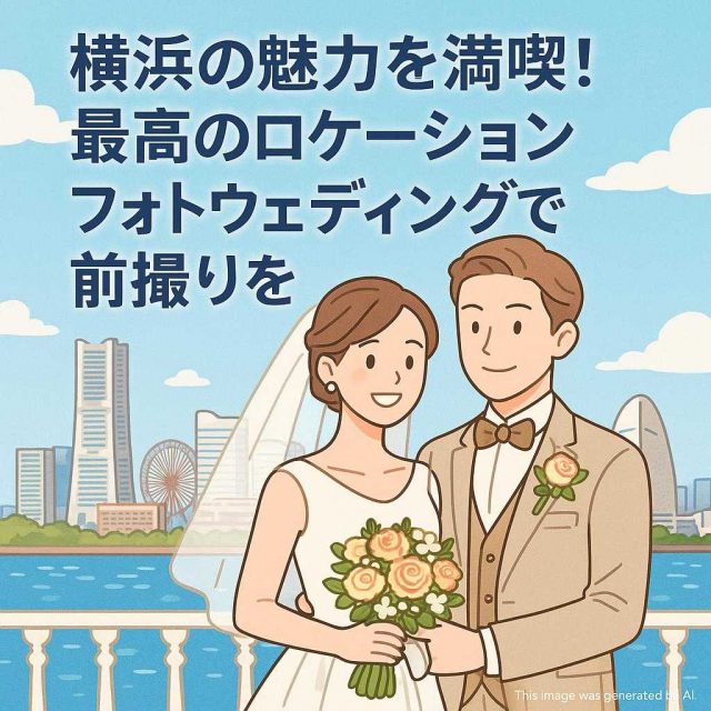 横浜の魅力を満喫！最高のロケーションフォトウェディングで前撮りを