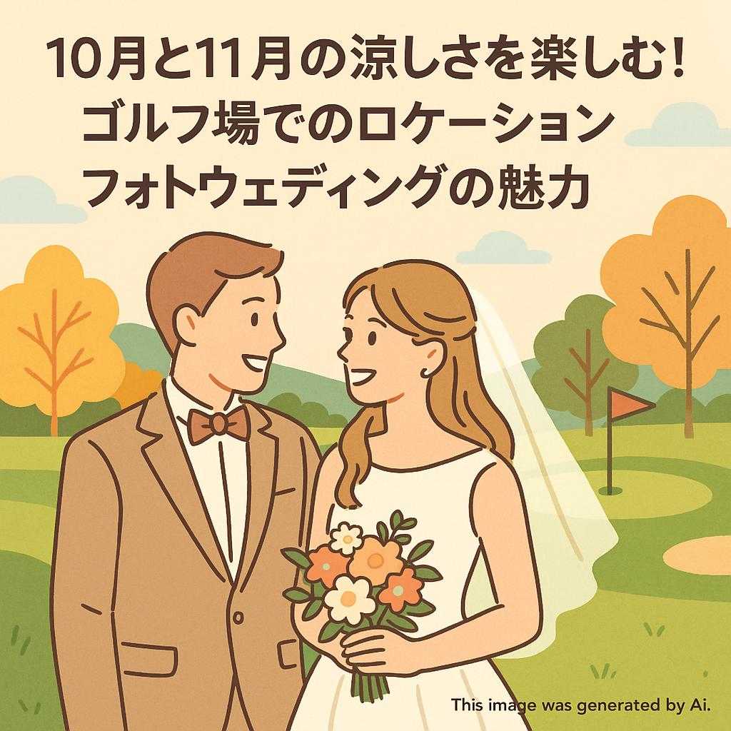 10月と11月の涼しさを楽しむ！ゴルフ場でのロケーションフォトウェディングの魅力