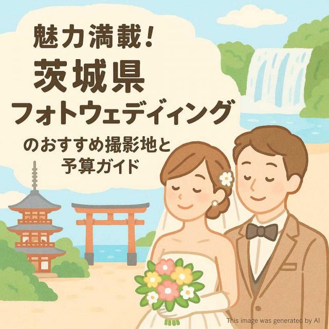 魅力満載！茨城県フォトウェディングのおすすめ撮影地と予算ガイド