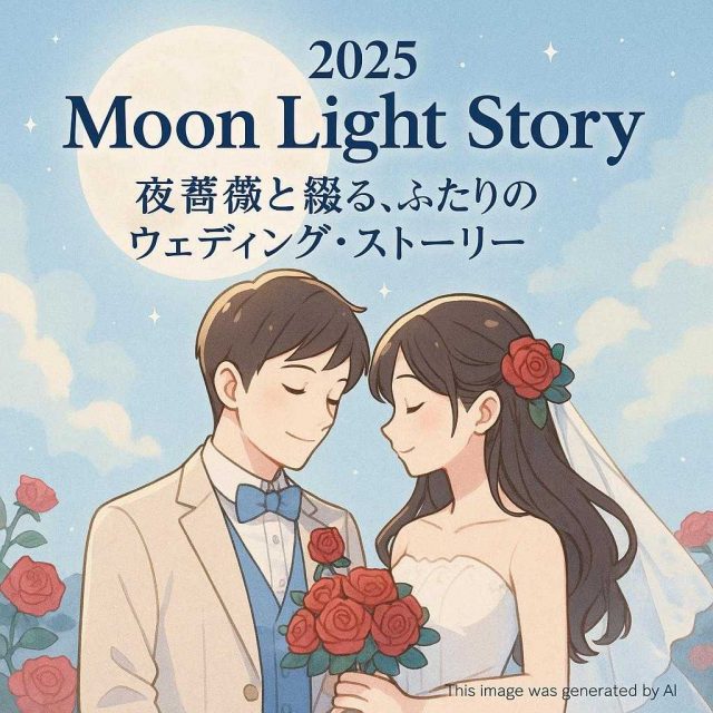 2025 Moon Light Story：夜薔薇と綴る、ふたりのウェディング・ストーリー