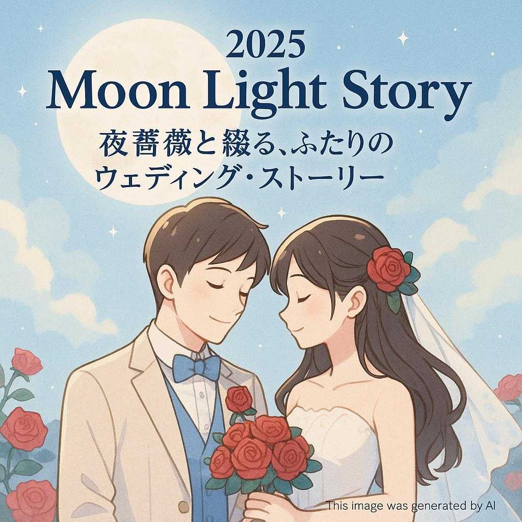 2025 Moon Light Story：夜薔薇と綴る、ふたりのウェディング・ストーリー