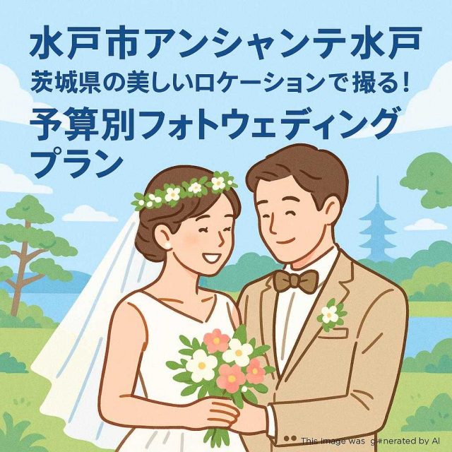 水戸市アンシャンテ水戸 茨城県の美しいロケーションで撮る！予算別フォトウェディングプラン