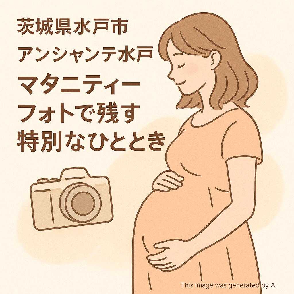 茨城県水戸市 アンシャンテ水戸 マタニティーフォトで残す特別なひととき