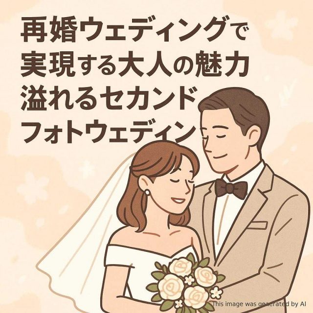 再婚ウェディングで実現する大人の魅力溢れるセカンドフォトウェディング