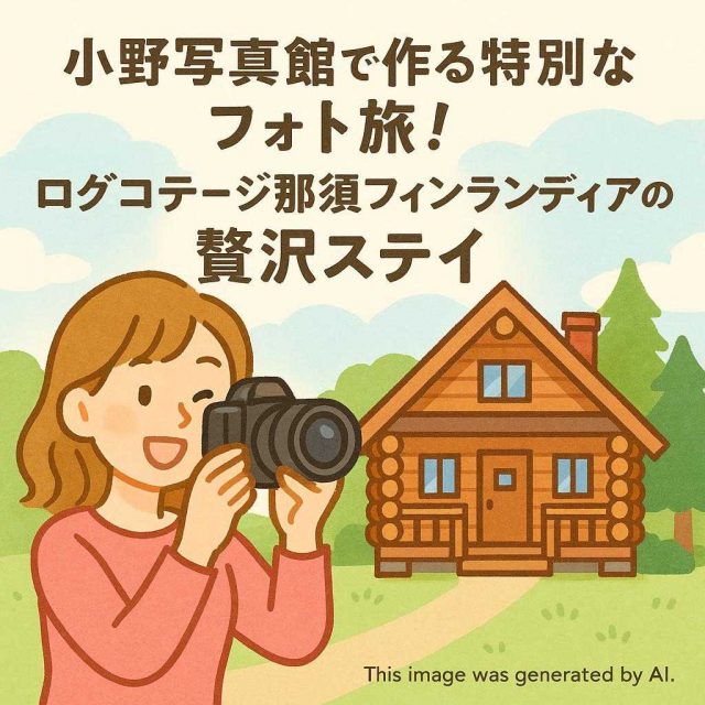 小野写真館で作る特別なフォト旅！ログコテージ那須フィンランディアの贅沢ステイ