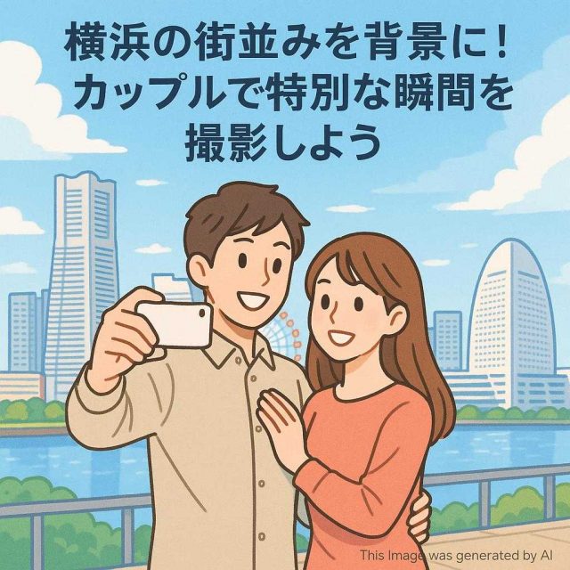 横浜の街並みを背景に！カップルで特別な瞬間を撮影しよう