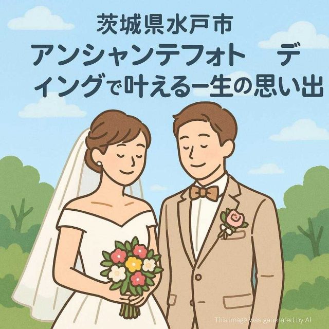 茨城県水戸市 アンシャンテフォトウェディングで叶える一生の思い出