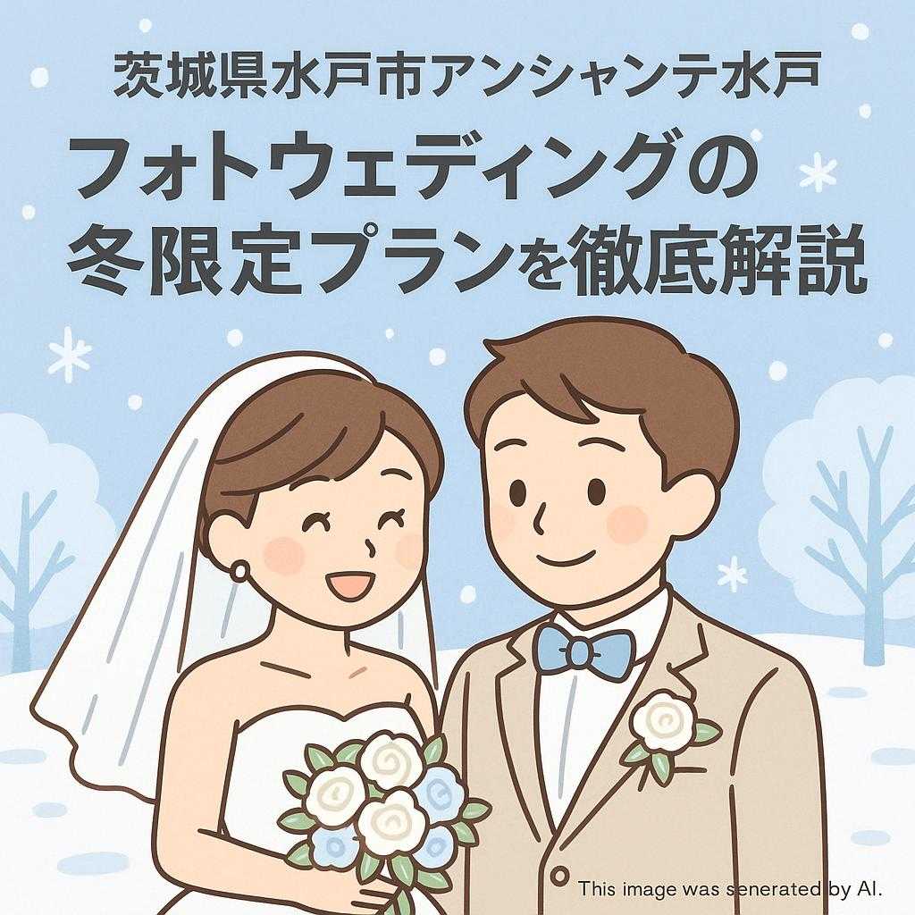 茨城県水戸市アンシャンテ水戸 フォトウェディングの冬限定プランを徹底解説