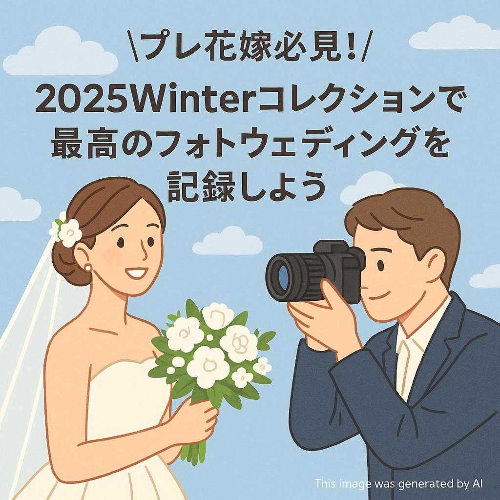 プレ花嫁必見！2025Winterコレクションで最高のフォトウェディングを記録しよう