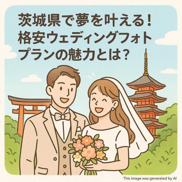 茨城県で夢を叶える！格安ウェディングフォトプランの魅力とは？