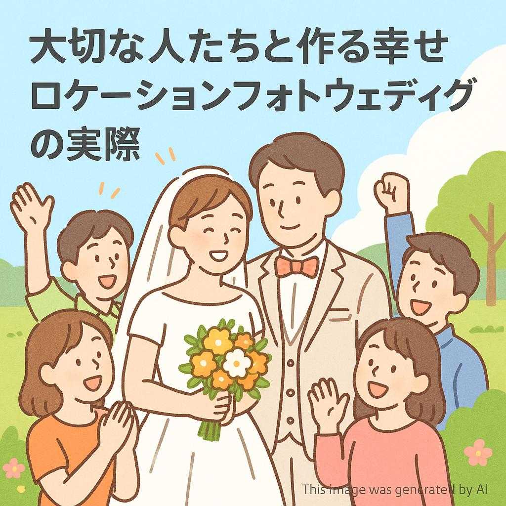 大切な人たちと作る幸せ ロケーションフォトウェディングの実際