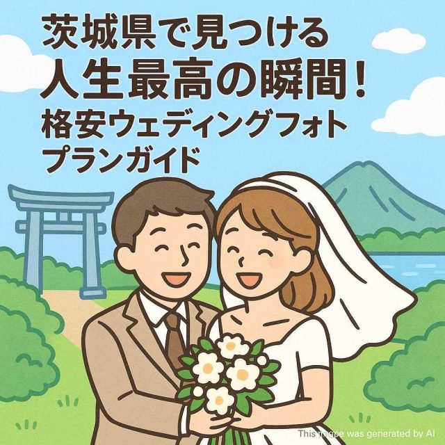 茨城県で見つける人生最高の瞬間！格安ウェディングフォトプランガイド