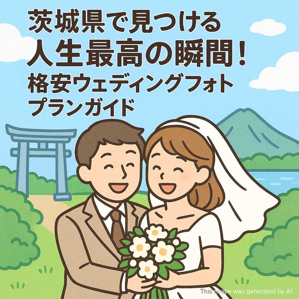 茨城県で見つける人生最高の瞬間！格安ウェディングフォトプランガイド