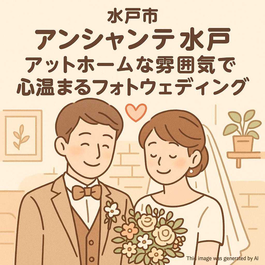 水戸市アンシャンテ水戸 アットホームな雰囲気で心温まるフォトウェディング