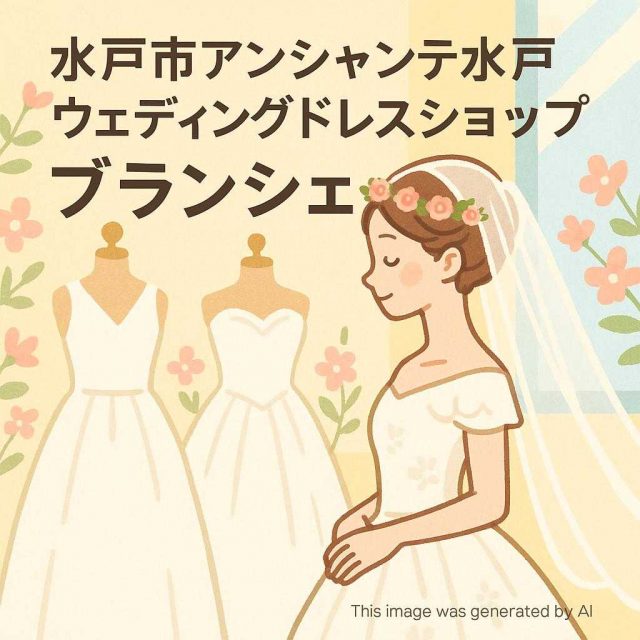水戸市アンシャンテ水戸 ウェディングドレスショップ ブランシェ