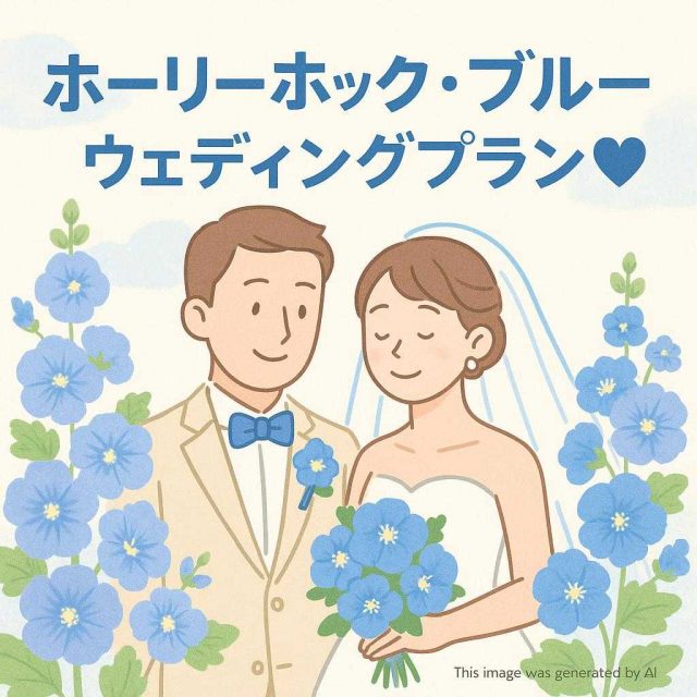 「ホーリーホック・ブルー」ウェディングプラン 💙