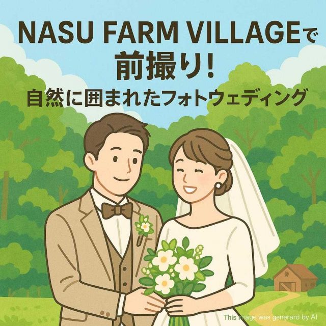 NASU FARM VILLAGEで前撮り！自然に囲まれたフォトウェディング