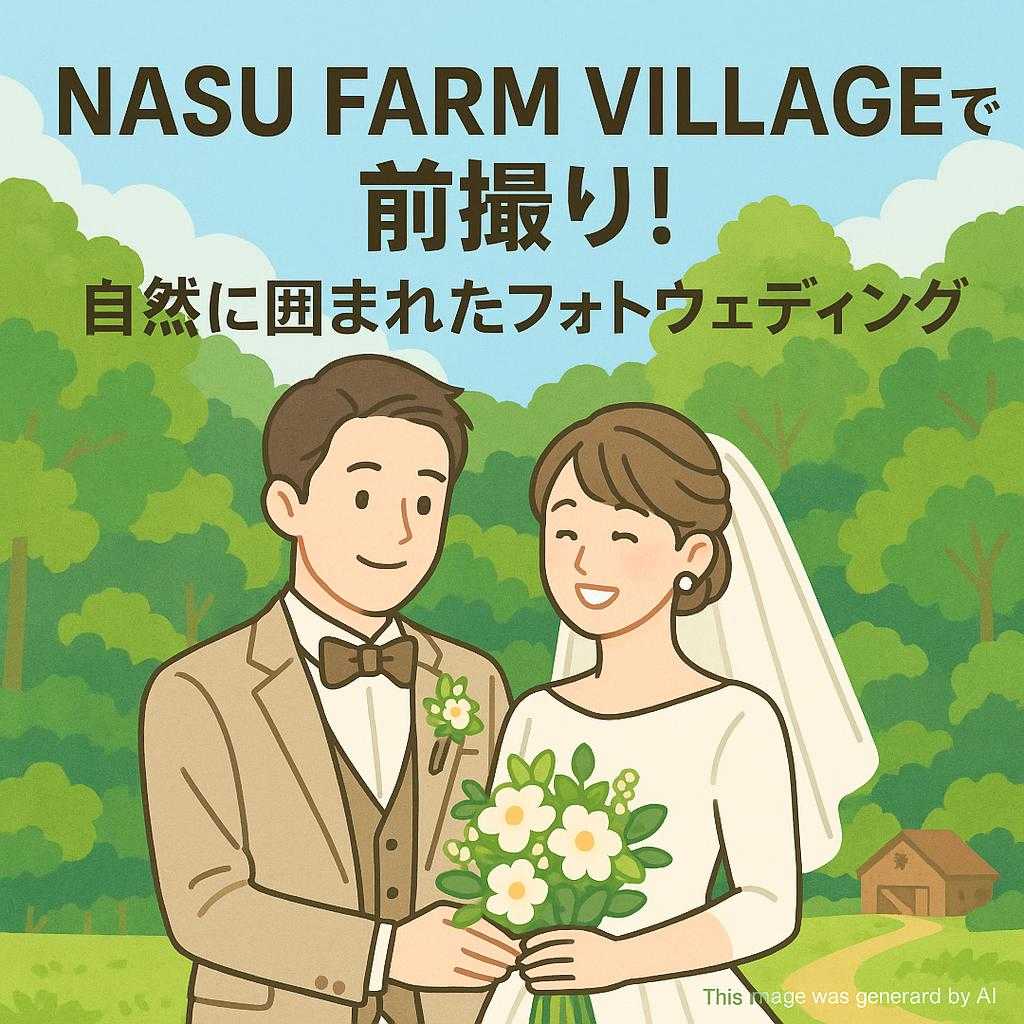 NASU FARM VILLAGEで前撮り!自然に囲まれたフォトウェディング