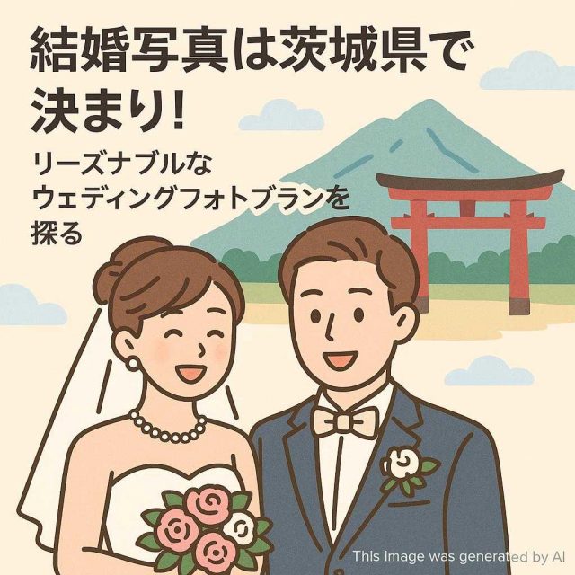 結婚写真は茨城県で決まり！リーズナブルなウェディングフォトプランを探る